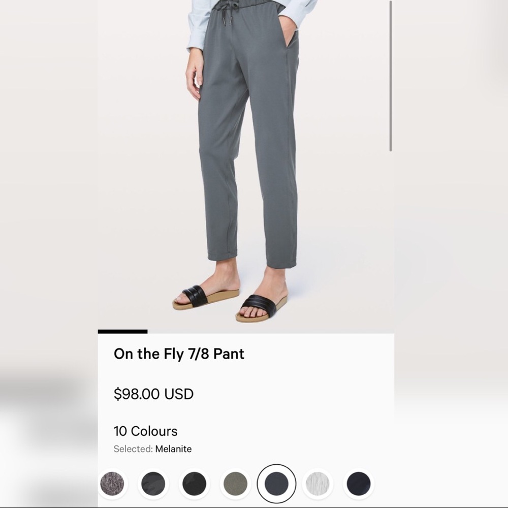 Lululemon On The Fly Pants 7/8
